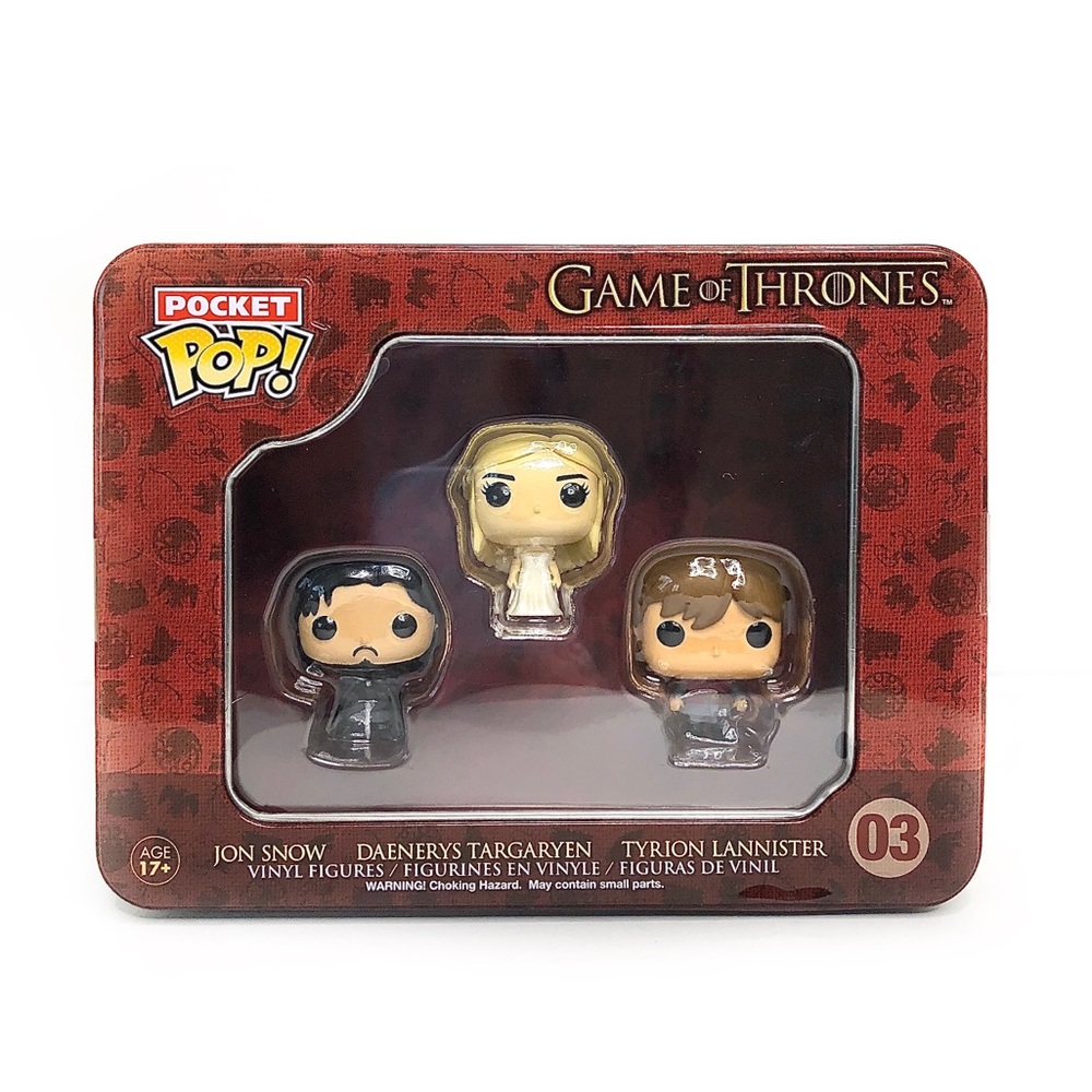 Funko Pop Pocket Set of 3 Game of Thrones Figures